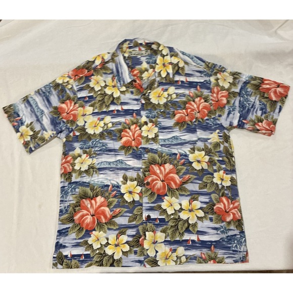 O'Neill Other - VTG O'Neill Men's Shirt Large‎ Multicolor Hawaiian Floral USA Kalapana 90s Retro